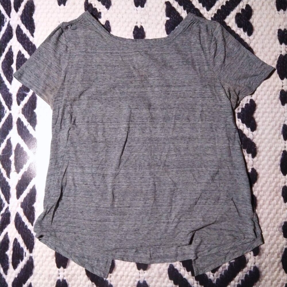 Lane Bryant Cut Out Back Tee